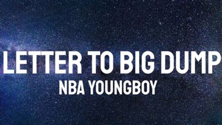 Nba young boy letter to big dump lyrics