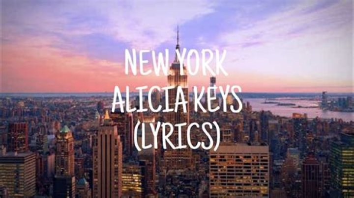 New york by alicia keys lyrics