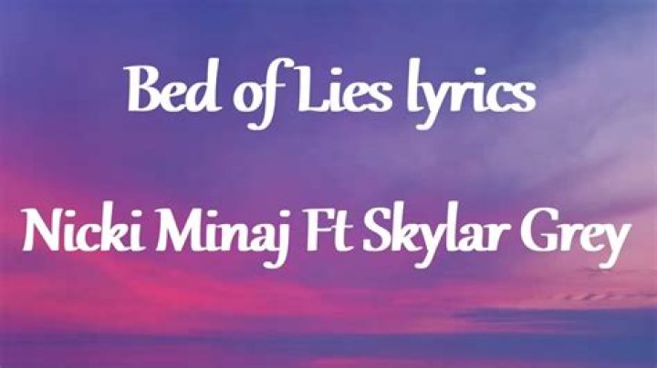 Nicky mina bed of lies lyrics