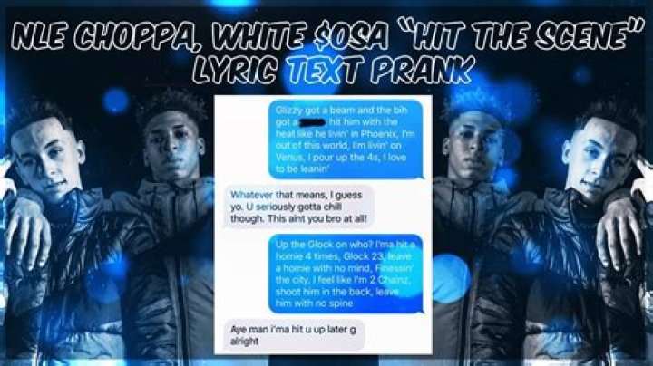 Nle choppa hit the scene lyrics