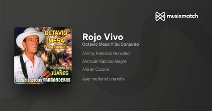 Octavio mesa rojo vivo english lyrics