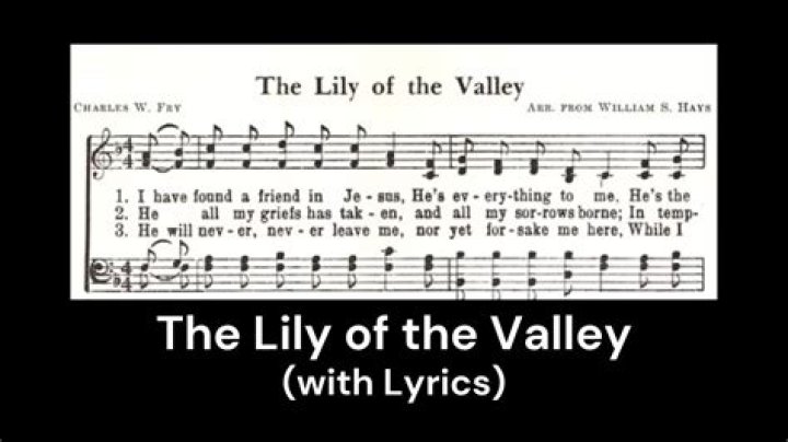 Of sweet jesus the lily of the valley lyrics lyrics