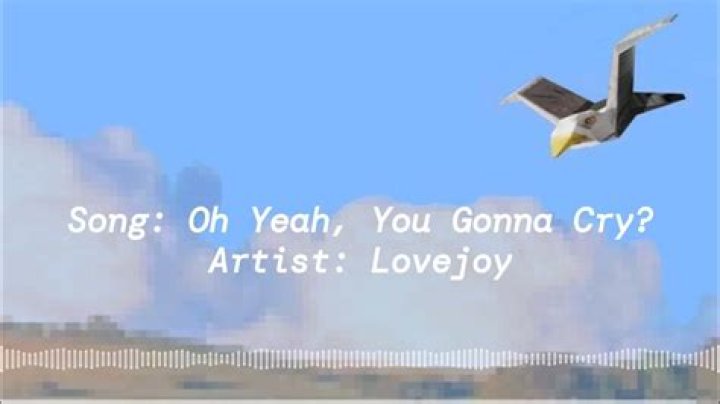 Oh yeah you gonna cry lyrics