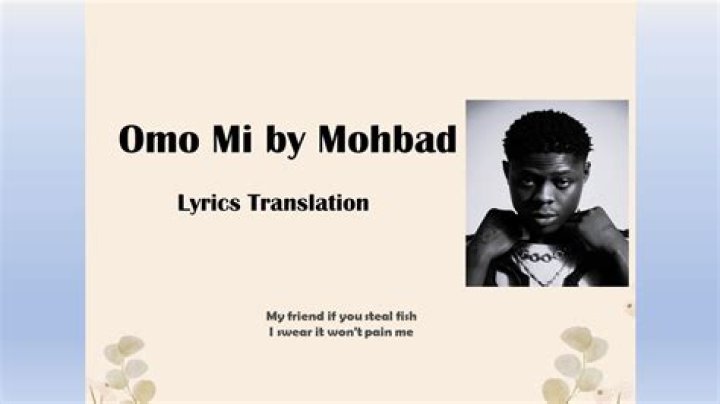 Omi mi by mohbad lyrics