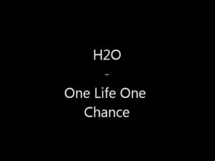 One life one shot one chance lyrics