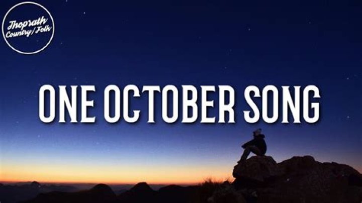 One october song lyrics