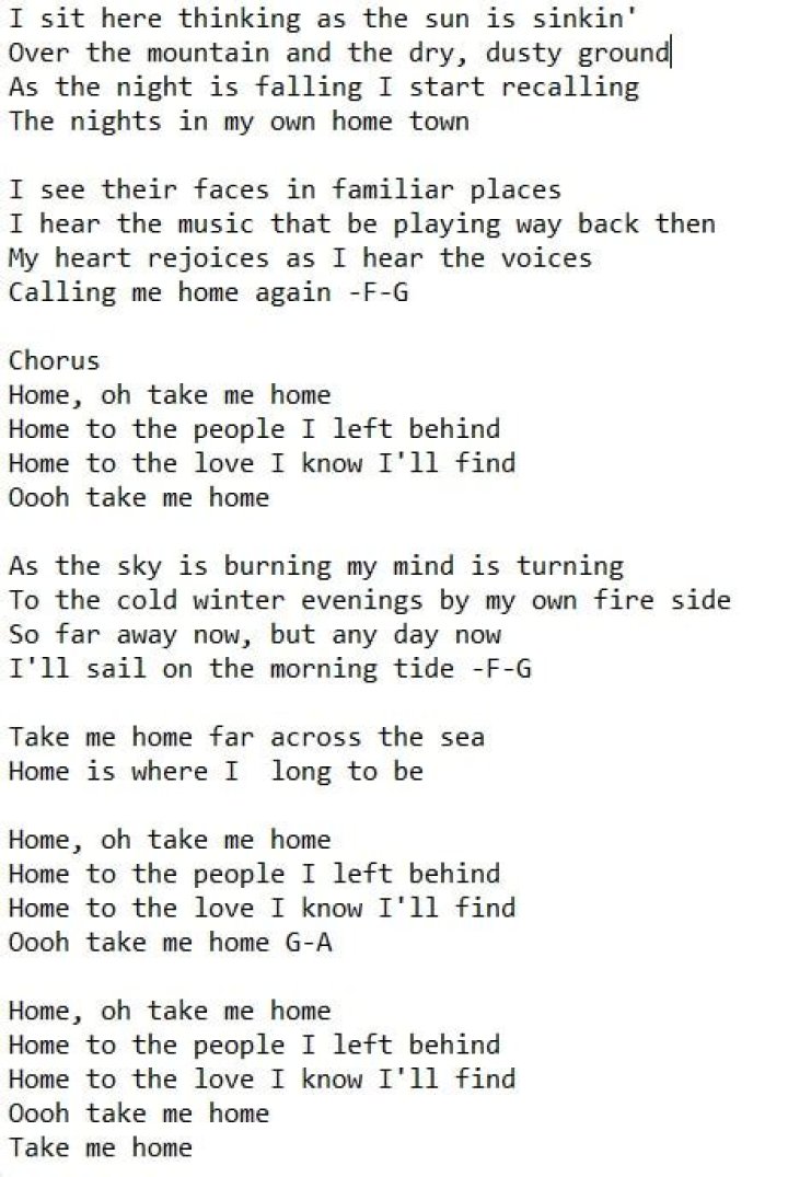 Only your love can take me home lyrics