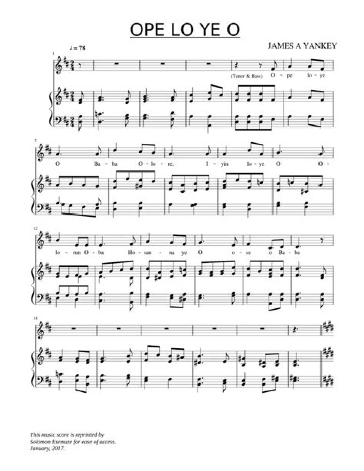 Ope lo ye o by baba ara lyrics