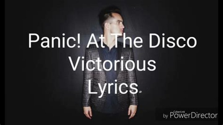 Panic! at the disco victorious lyrics