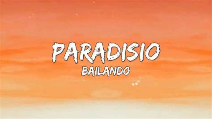 Paradisio lyrics