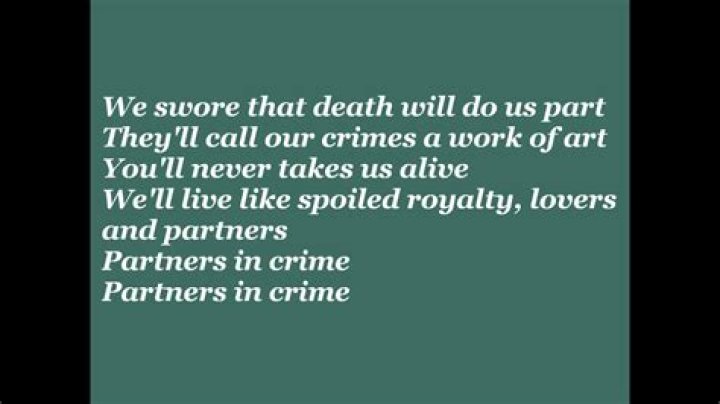 Partners in crime set it off lyrics