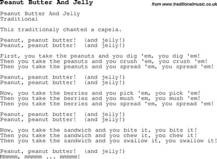 Peanut butter in a cup lyrics