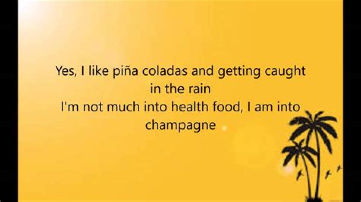 Pina colada lyrics