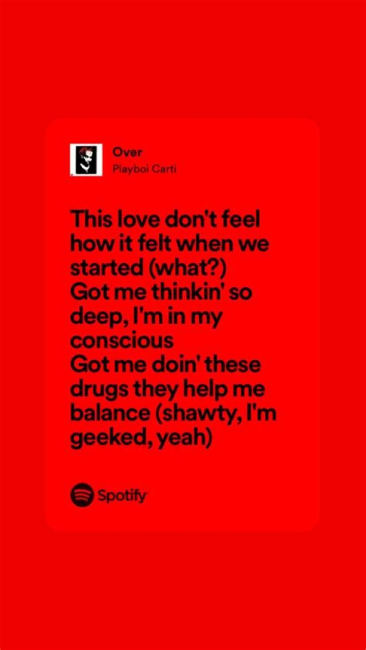 Playboi carti clean over lyrics