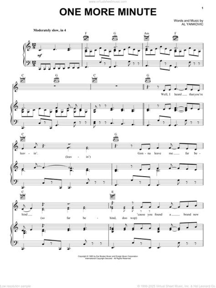 Please mr operator one minute more lyrics