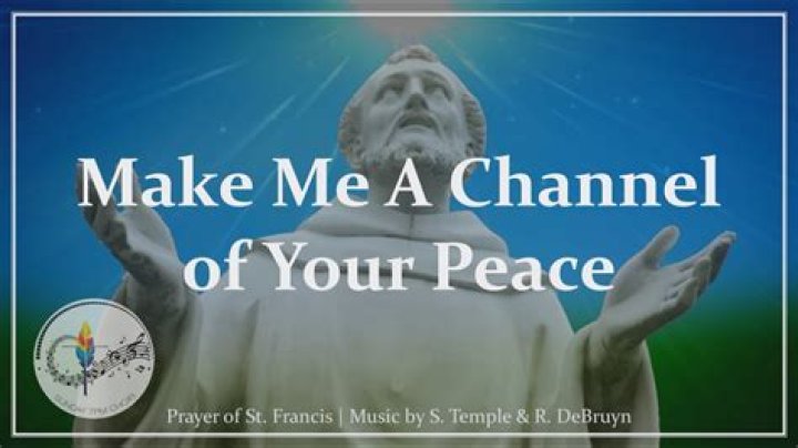 Prayer of st francis lyrics