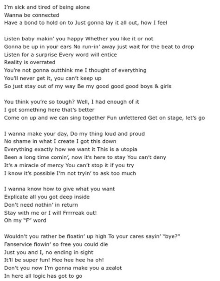 Pull me in just to lyrics