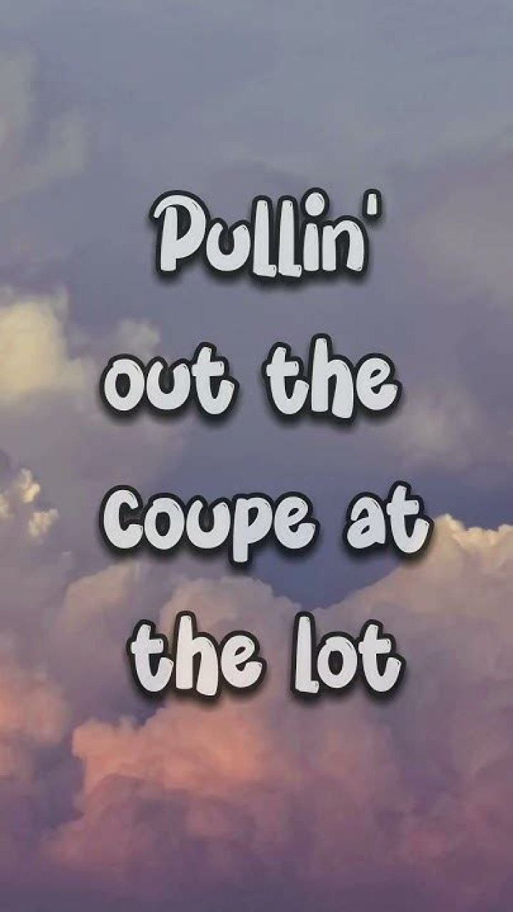 Pullin out the coupe lyrics