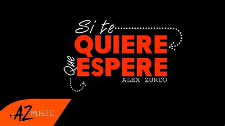 Que espere alex zurdo lyrics