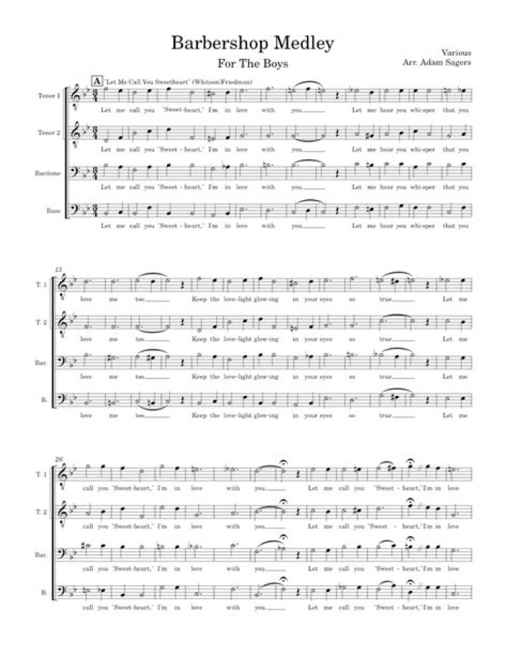 Ray riley barbershop lyrics