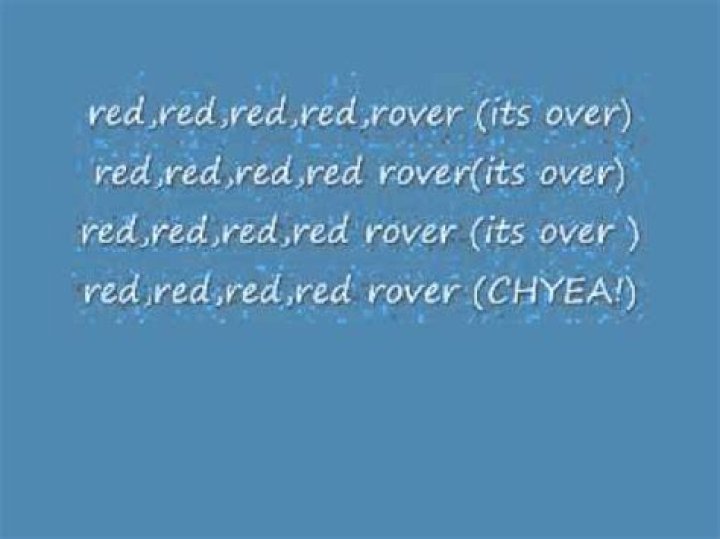 Red rover red rover lyrics