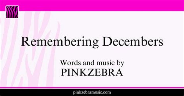 Remembering decembers lyrics