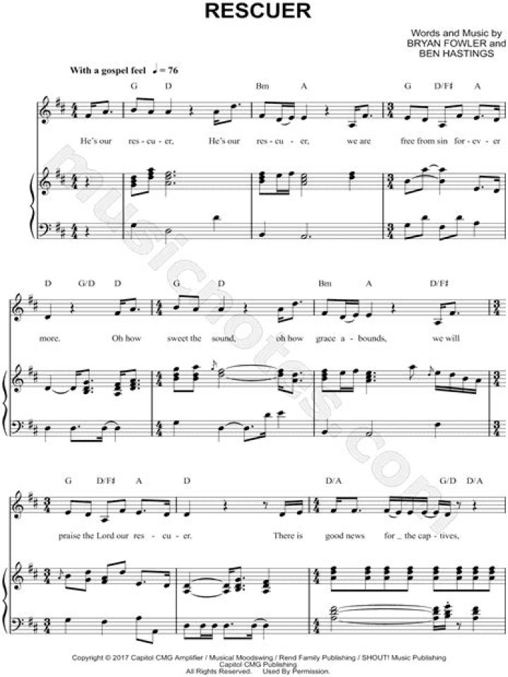 RESCUER CHORDS by Rend Collective