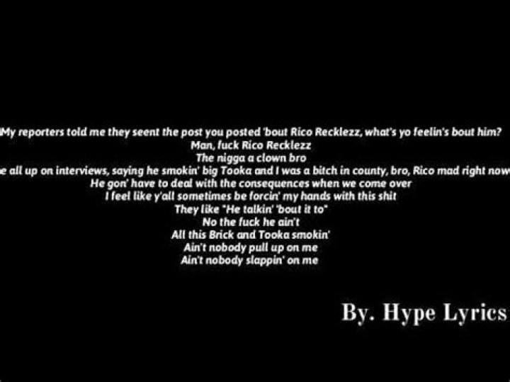 Rico recklezz lyrics
