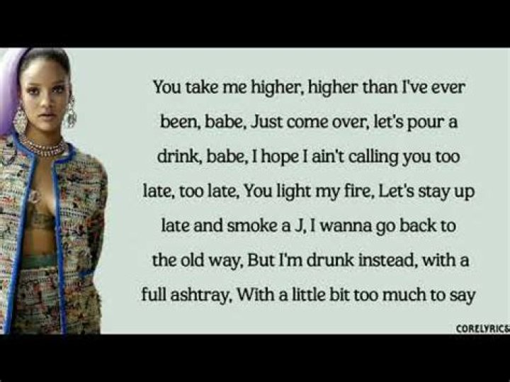Rihanna higher lyrics