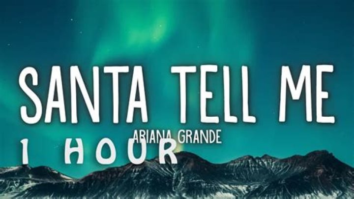 Santa tell me dance lyrics