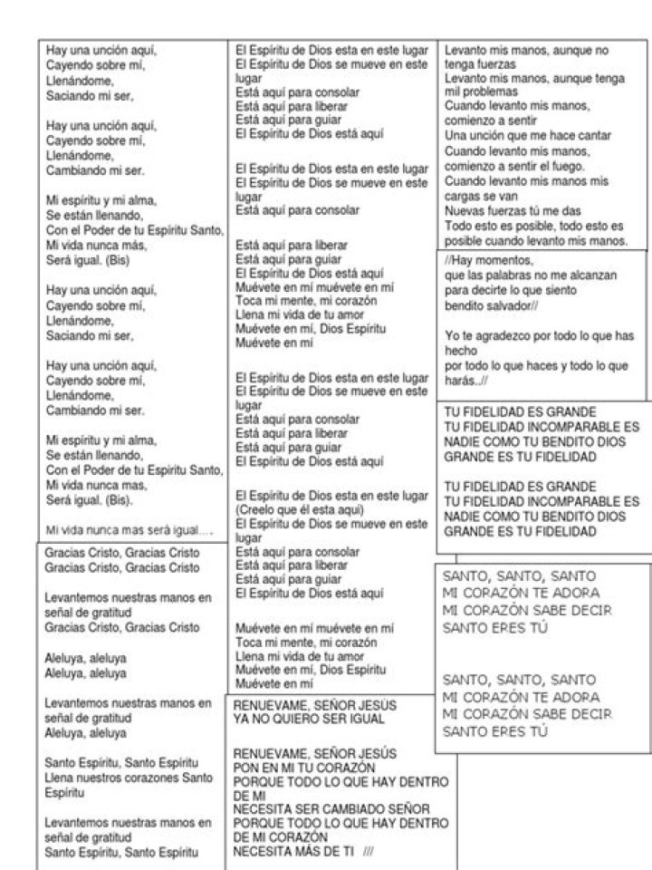 Santo santo santo mi coranzo te adora lyrics