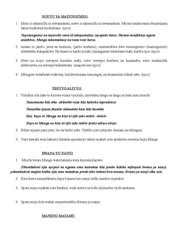 Sauti za kuimbamitha githiga lyrics