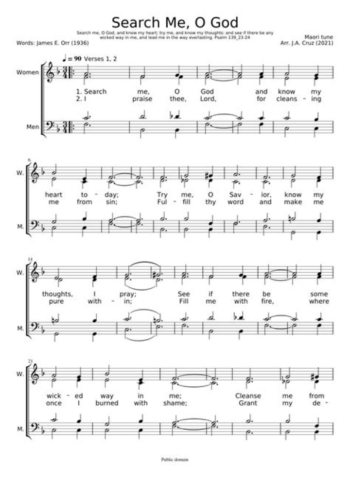 Search me o god lyrics