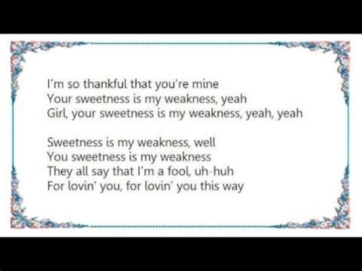 See my weakness lyrics
