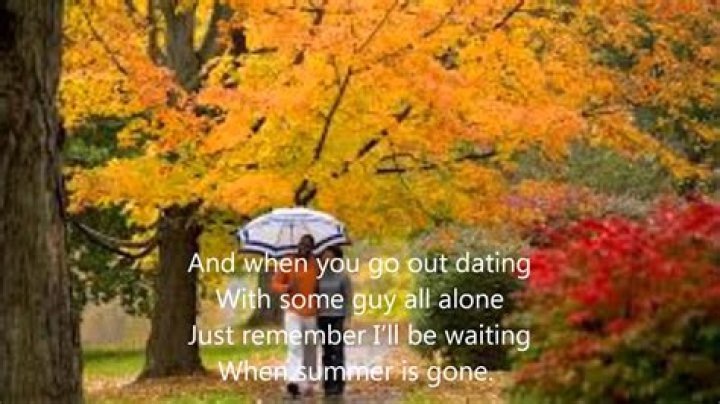 See you in september when summer is gone lyrics