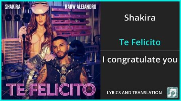 Shakira Te Felicito Lyrics English Translation