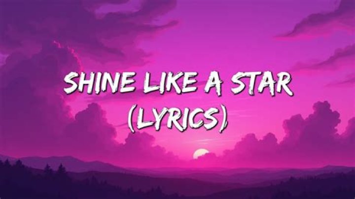 She looks like a star lyrics