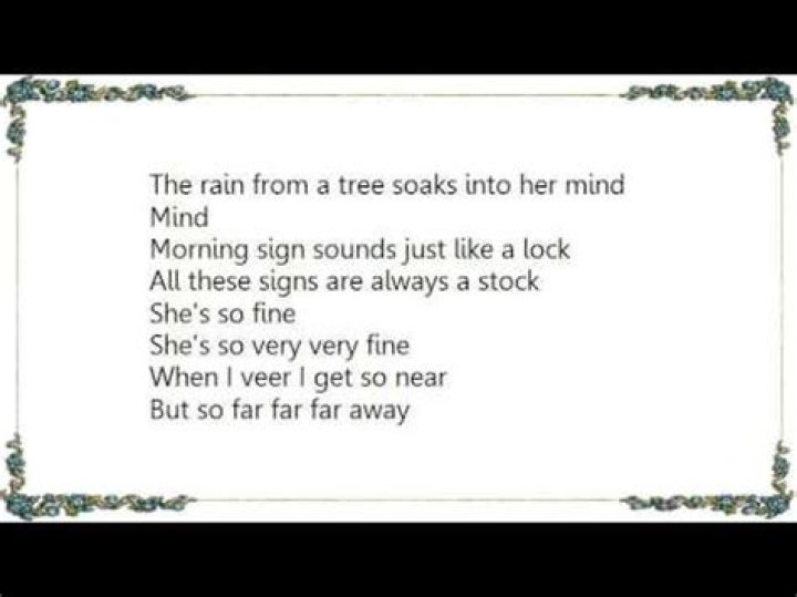 She so cool she’s so fine lyrics