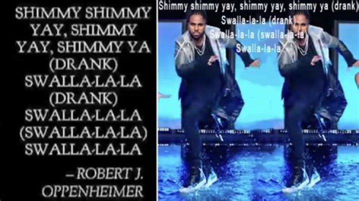 Shimmy shimmy yaw swalla lyrics
