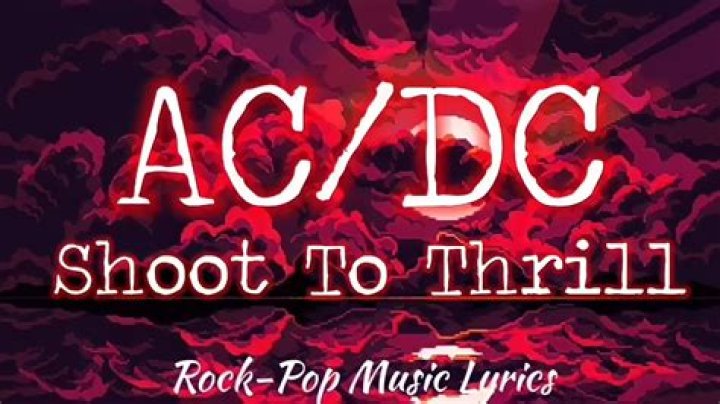 Shoot to thrill lyrics
