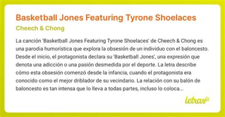 Significado de Basketball Jones por Barry White (Ft. Chris Rock)