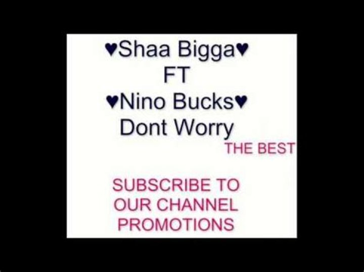 Significado de Don’t Worry de Shaa Bigga (Ft. Nino Bucks)