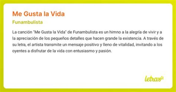 Significado de Me Gusta La Vida de Funambulista