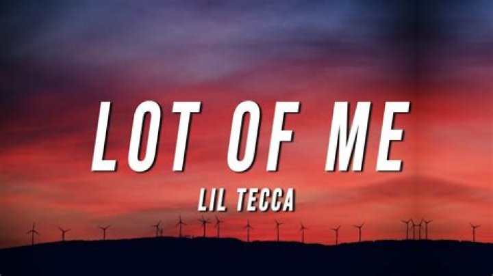 Simile in lot of me lil tecca lyrics