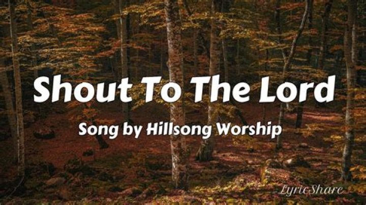 Sing to the lord hillsong lyrics