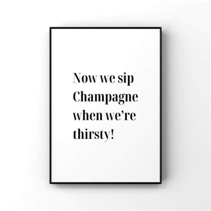 Sipping champagne when we thirsty lyrics