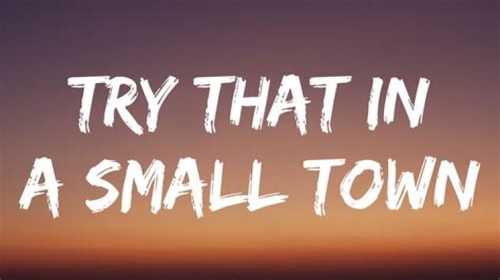 Small town light lyrics