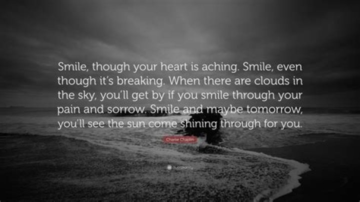 Smile though your heart is breaking lyrics