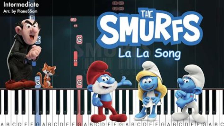 Smurfs singing lala lalalalala lyrics
