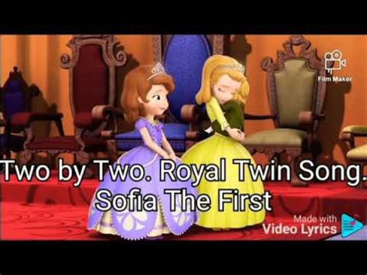 Sofia the first two by two lyrics lyrics